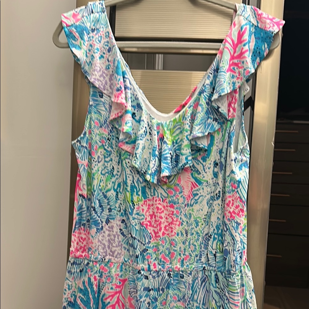 Lilly Pulitzer Multicolor Ruffle Jumpsuit
